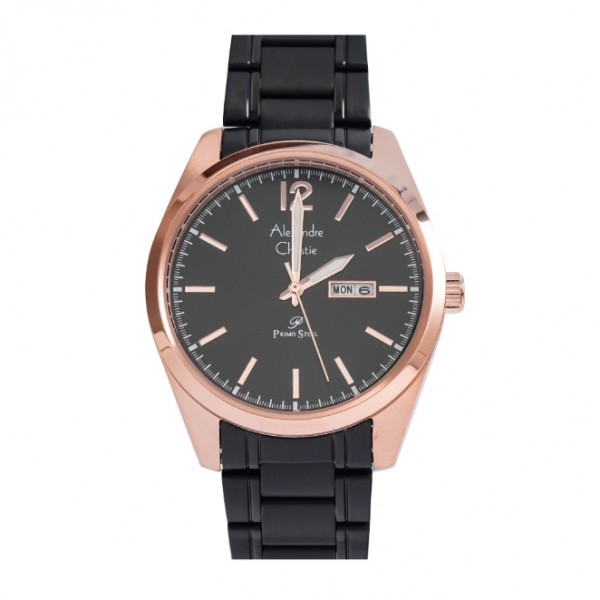 Alexandre Christie AC 1012 Rosegold Black Man MEBBRBA